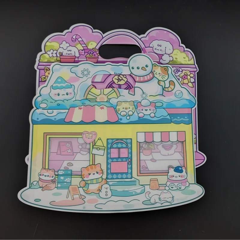 

10/50PCS Child Birthday Plastic Kindergarten Cute Packaging Bag DIY Handheld Snack Candy Xmas Gifts Portable Storage Pouches