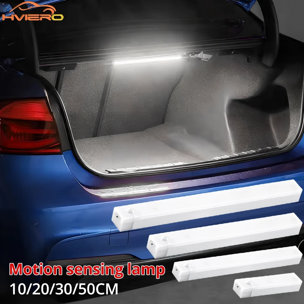 

Car Work Lamp Magnetic Decorative LED Auto Motion Sensor Night Light Automatic Induction USB Rechargeable Smart Room Lighting