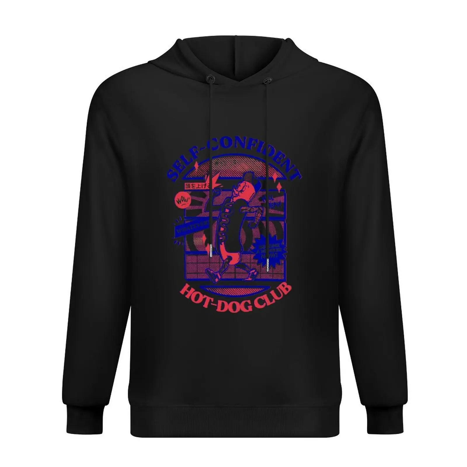 

Self-Confident Hot-Dog Club Hoodie men's winter sweater male clothes korean clothes hoodie streetwear