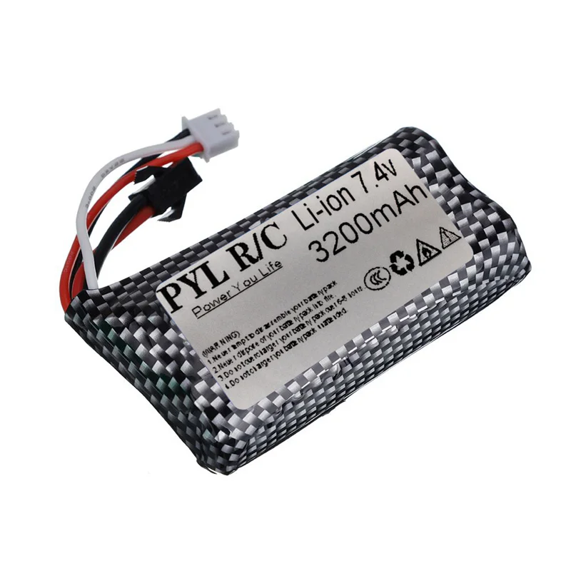 Batterie pour WPL, MN99S, D90, U12A, S033g, Q1, H101, SM, 7.4V, 18650 mAh, 1500mAh, 2200mAh, 3000mAh, Pièces de drones, Bateaux RC, Voitures