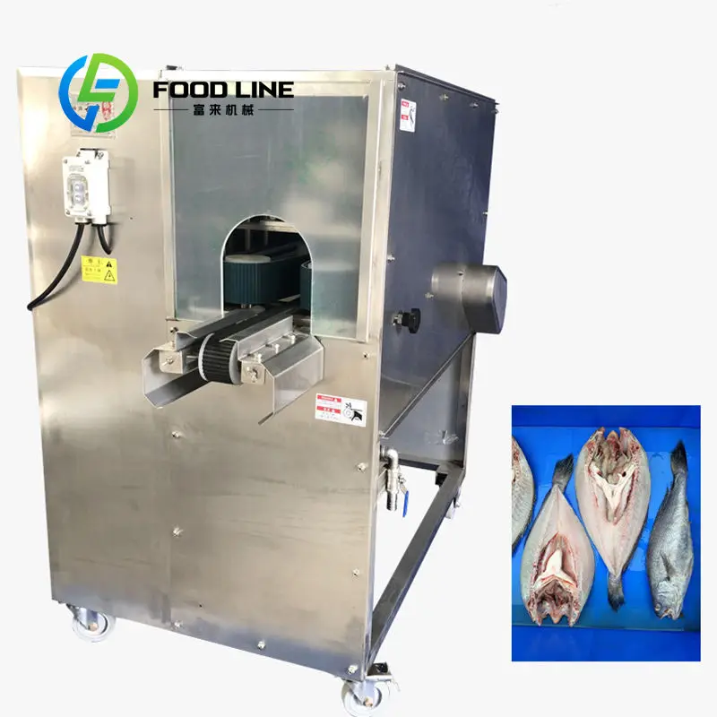 Customized Good Quality Full Automatic Butterfly Fillet Cutting Machine For Frozen Meat And Aquatic Fish Processing Equipment
