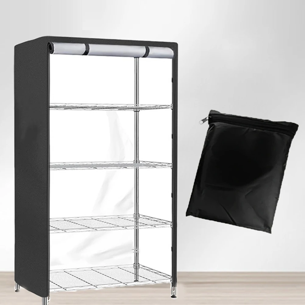 Outdoor Storage Storage Shelving Unit Cover Shelving Cover With Zippers Clear Visibility Easy Access Outdoor Use