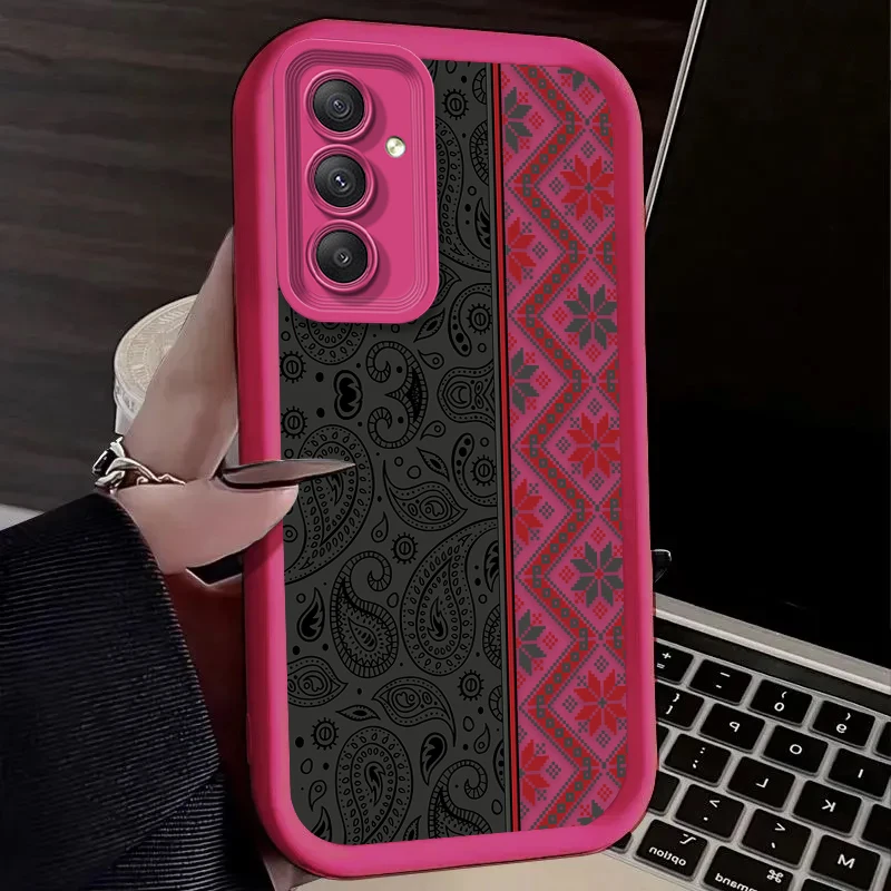 خمر الجرافيك الطوطم قضية الهاتف لسامسونج غالاكسي A54 A05 A05S A34 A24 A14 A53 A33 A23 A13 A52 A52S A71 A51 A31 A50 الغطاء الخلفي