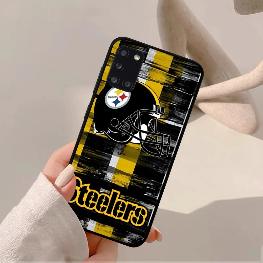 S-Steelers Team Phone Case For Samsung A 10 11 12 13 20 21 22 30 31 32 40 51 52 53 70 71 72 73 91 13 shell