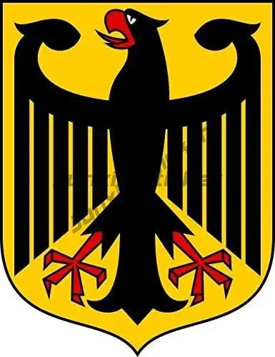 

Germany Sticker German Coat of Arms Decals for Car SUV Bumper The Whole Body Moto Helmet UV Protected Anti Scratch Decoration