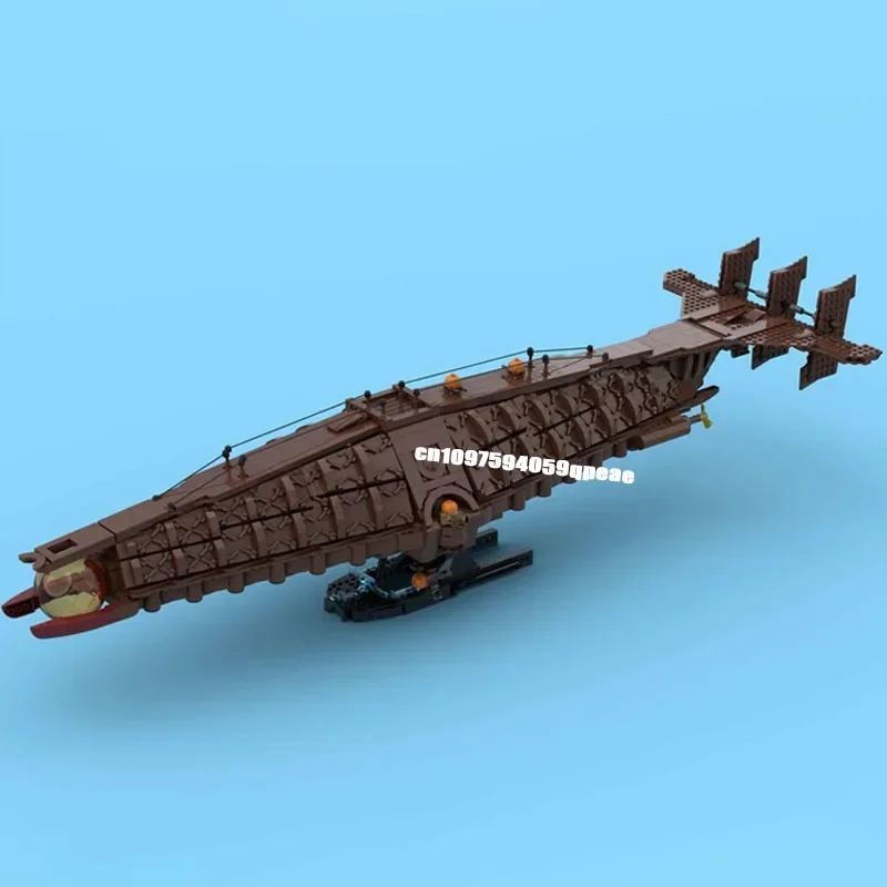 新しい 3825 個の有名な漫画シリーズアトランティスユリシーズ潜水艦 Moc モデルカスタムパズル Diy クリエイティブアイデア子供のおもちゃ誕生日ギフト