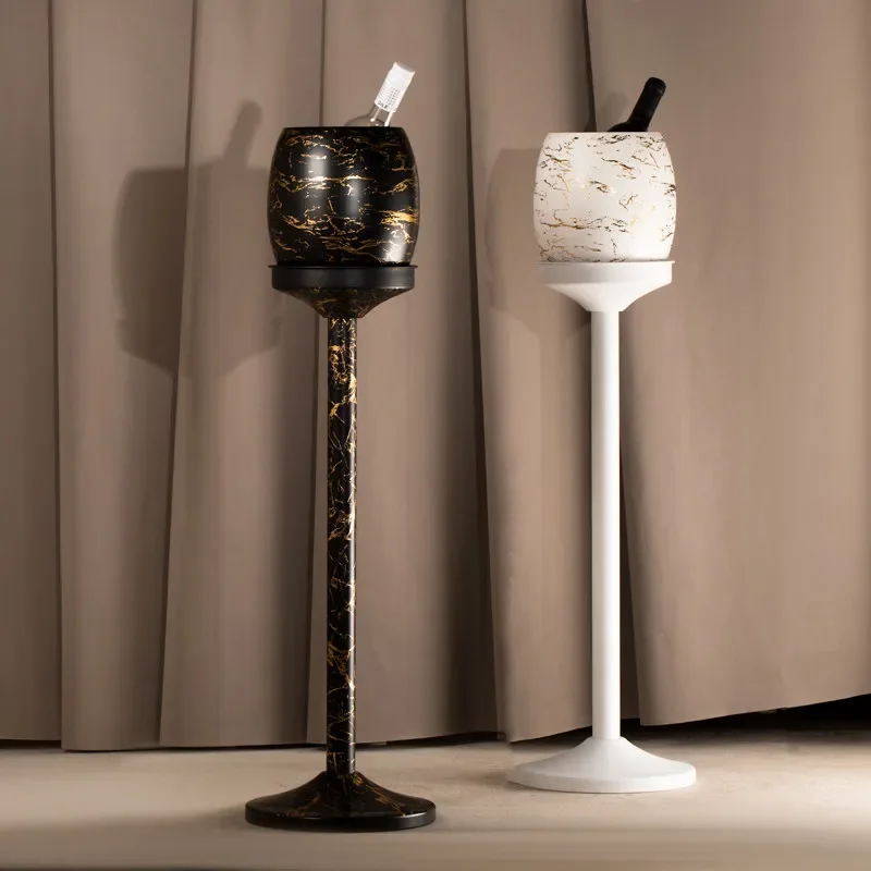 New European champagne high-end red wine ice bucket bar ktv club chilled wine model room accessories