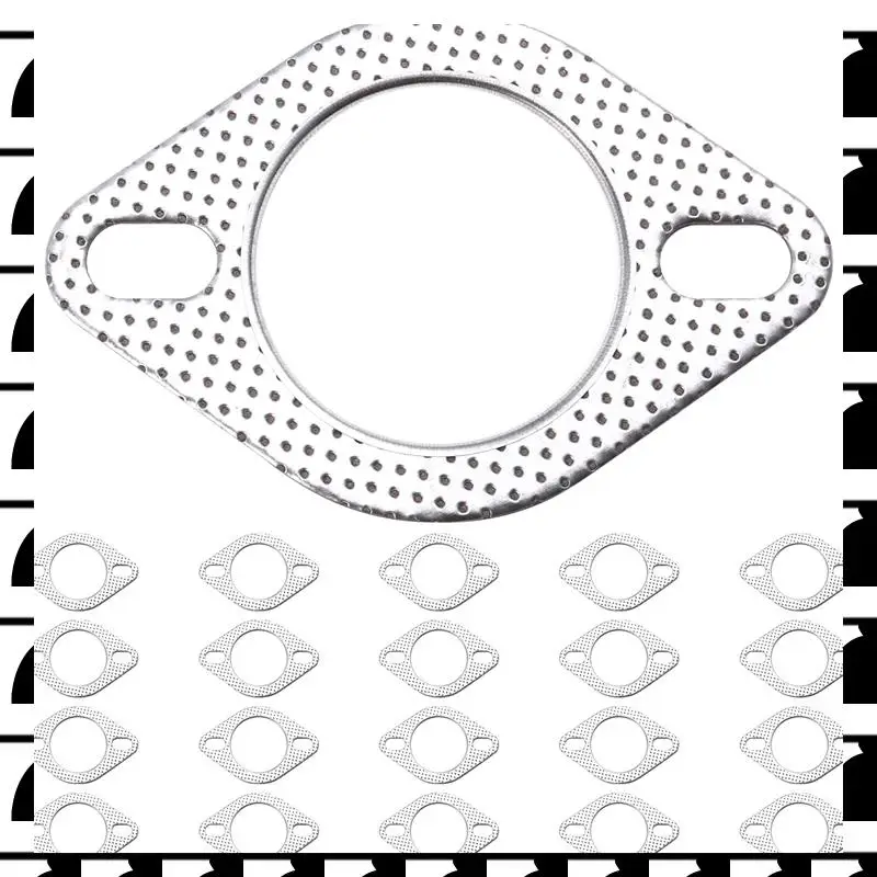 

A44U Bolt High Temp Flange Gasket 2.5-Inch Exhaust Manifold Gasket Exhaust Pipe Seal Gasket Flange Gasket 120-06310-0002