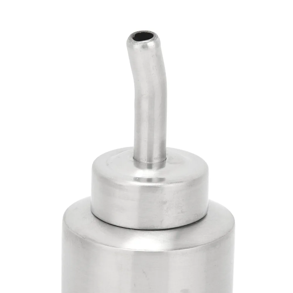 Convenient 304 Stainless Steel Olive Oil Dispenser 150ml Sauce Storage Container Vinegar Cruet Bottle Home Use