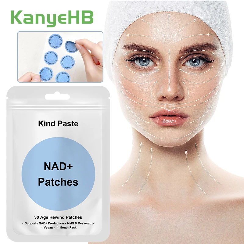 30Pcs=1Bag Face Lifter Patch Chinese Herbal Medicine Anti Aging Patch Wrinkle Removal Care Sticker Face Lift Sticker W054