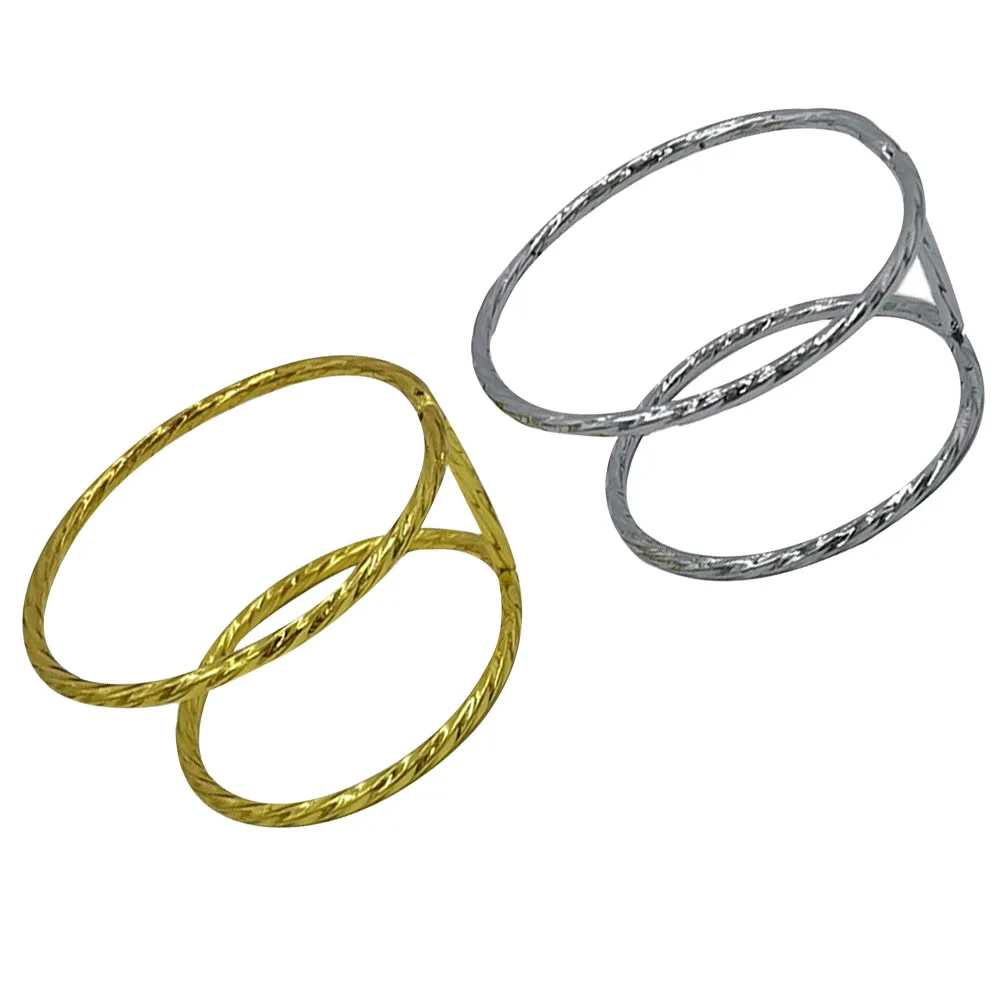 2 Pcs Stainless Steel Tea Filter Holder for Leak Proof Infuser Stand Elegant Essential Tool Great Gift Family