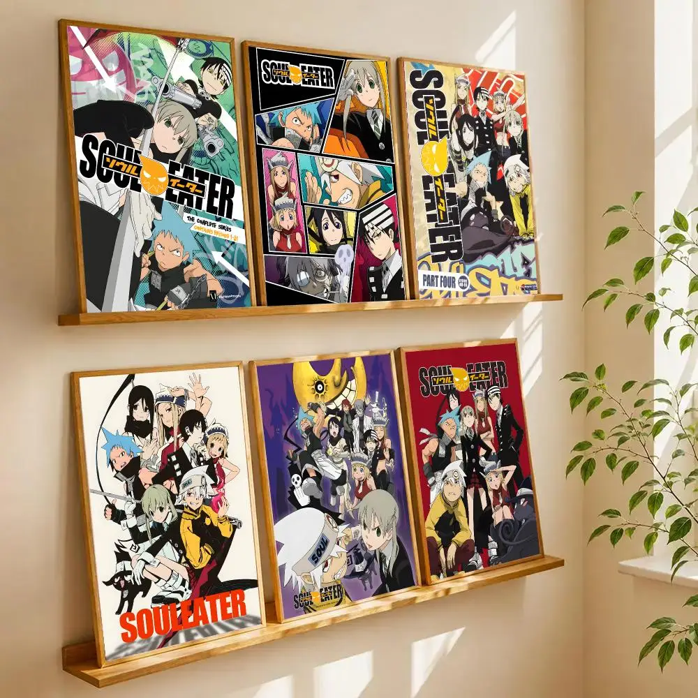 S-Soul Eater Poster High-definition Waterproof Poster Stickers Suitable For Bedroom Living Room Home Decoration