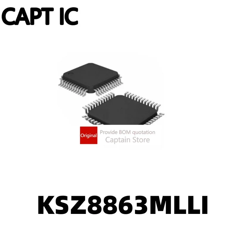 5PCS KSZ8863MLLI QFP48