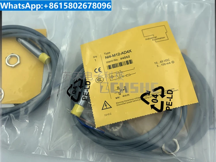 

44052 Proximity Switch NI4-M12-AD4X Thread Inductive DC Two Wire Normally Open 10-65V Sensor