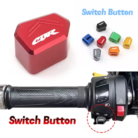 For Honda CBR 600RR 1000RR CB500X CB500F CB650R CBR650R CB1100 CBR 954RR 2025 Switch Button Turn Signal Key Cap Moto Accessories