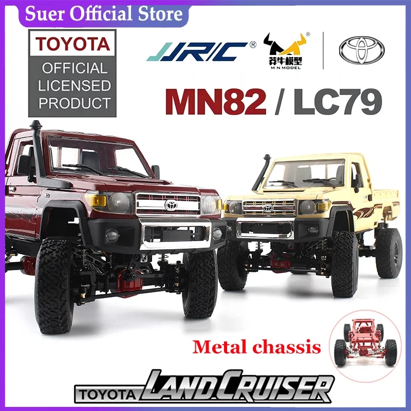 

Metal MN82 Remote Controlled Climbing Off-road Vehicle 1:12 Full Scale 4WD for Toyota LC79 Simulation RC Model Children Toy