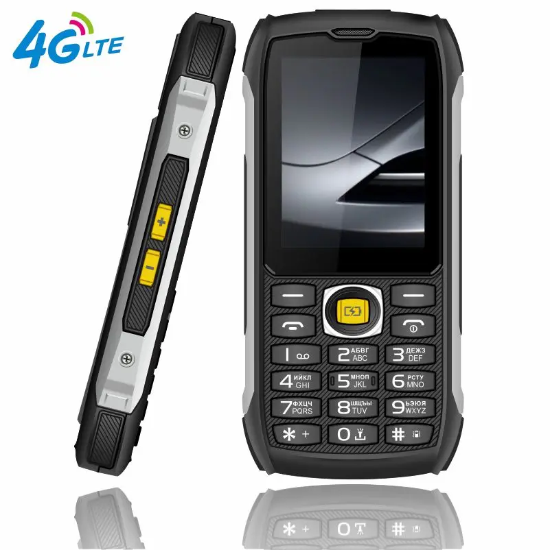 EAOR 4G LTE 방수 러기드 대용량 배터리 보조배터리 기능 키패드 2.8인치 IPS 디스플레이 볼륨 측면 키 글레어 플래시라이트 휴대폰 상세 이미지