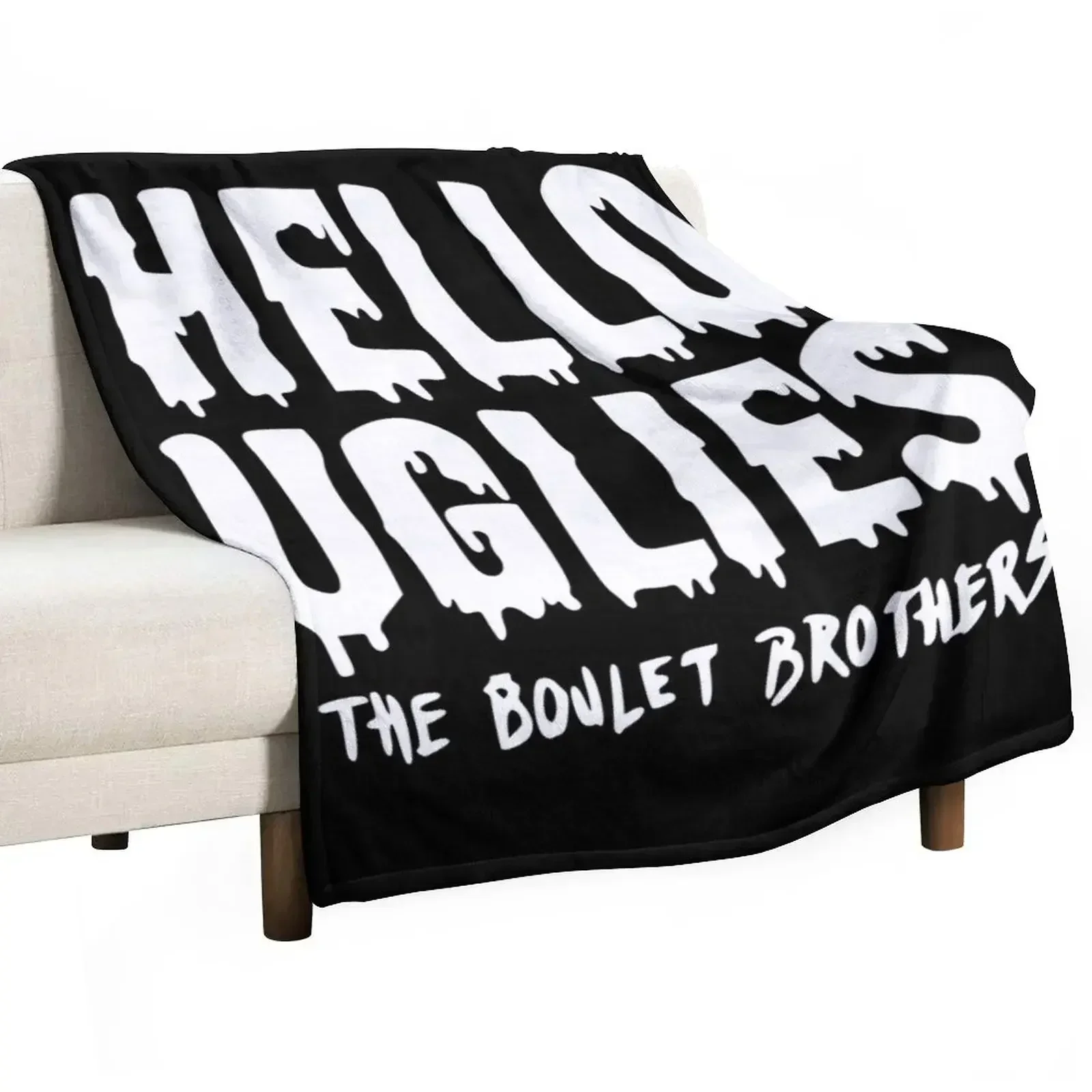 Hello Uglies... The Boulet Brothers Throw Blanket Picnic Bed Soft Plush Plaid Nap Blankets