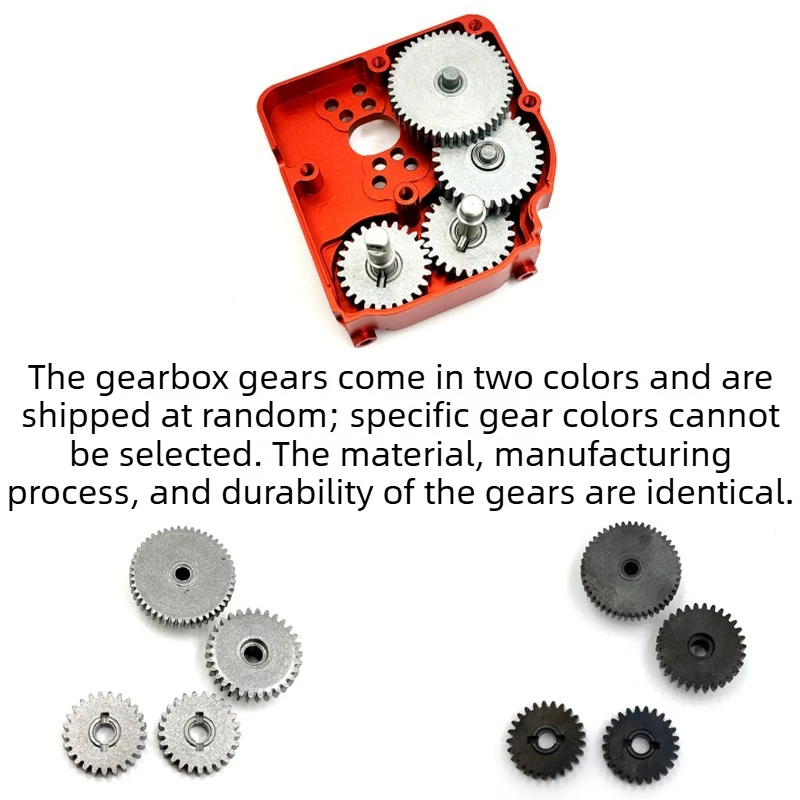 MJX H12Y RC Car Metal Gearbox & Metal Gear Set Upgraded Material & Reinforced Parts for Non-Destructive Modification