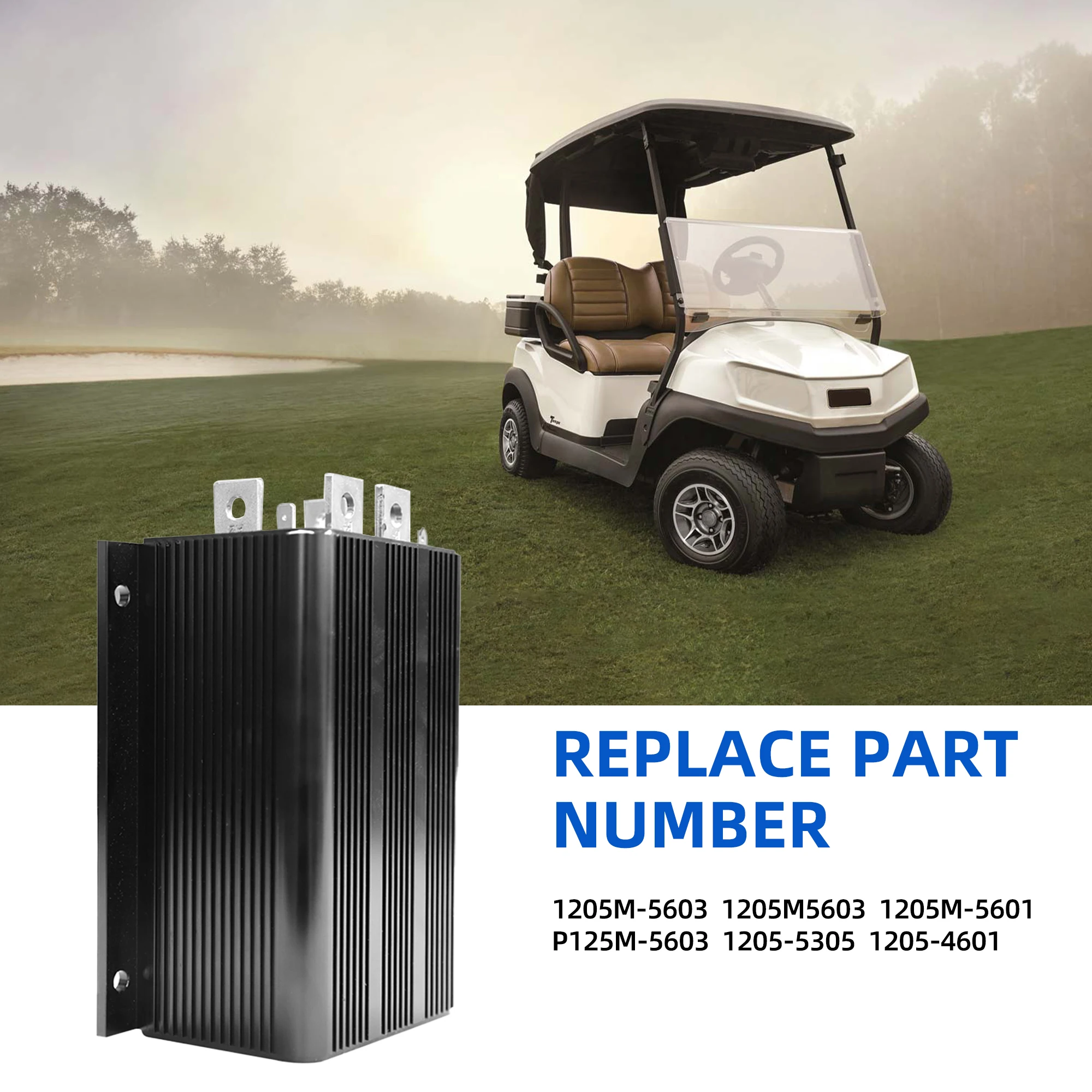 وحدة تحكم تيار مستمر 36 فولت 500 أمبير لسيارة كورتيس EZGO ماراثون 1989-1995 عربة جولف 1205 متر-5603