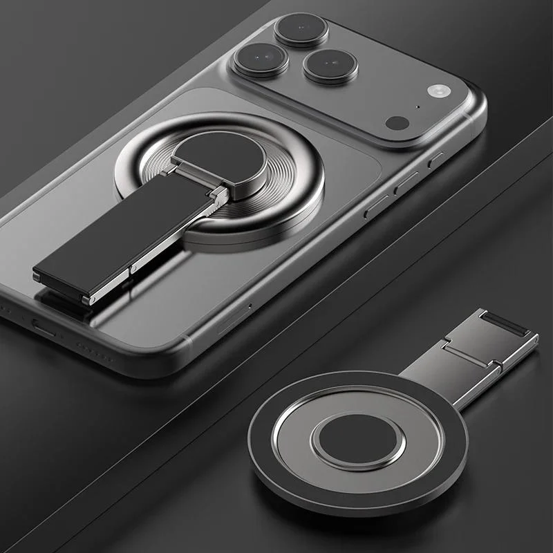 Strong Magnetic Phone Holder For Magsafe 360° Degree Rotation Magnet Finger Ring Stand Compatible For iPhone 17 15 16 14 Samsung