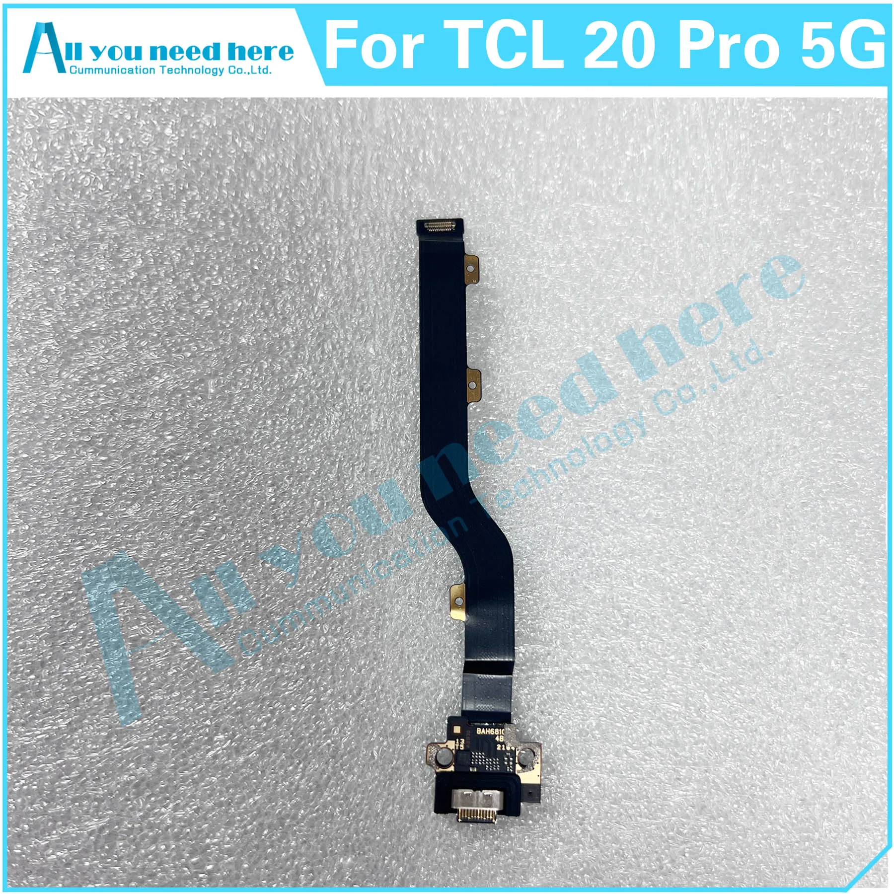 USB Charge Port Connector Charging Board Flex Cable Charger Dock For TCL 20 Pro 5G T810H T810 20Pro Repair Parts Replacement