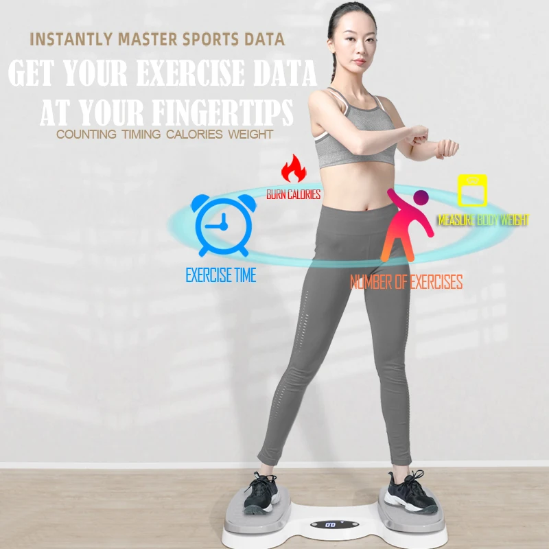 Waist Twister Disc Twist Balance Board With Weighing Scale and Counter for Belly Fat Body Shaping