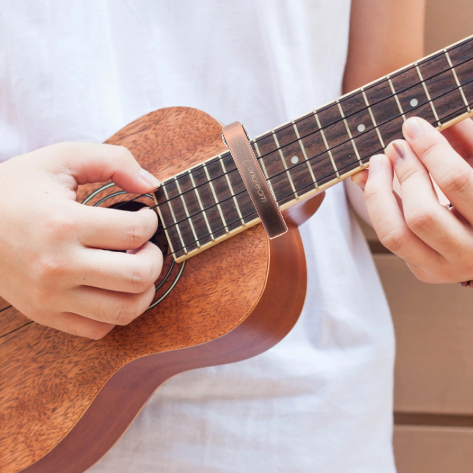 

Capo Ukulele Tuning Accessory Clamp Metal Part Acoustic Golden Supply Guitar for