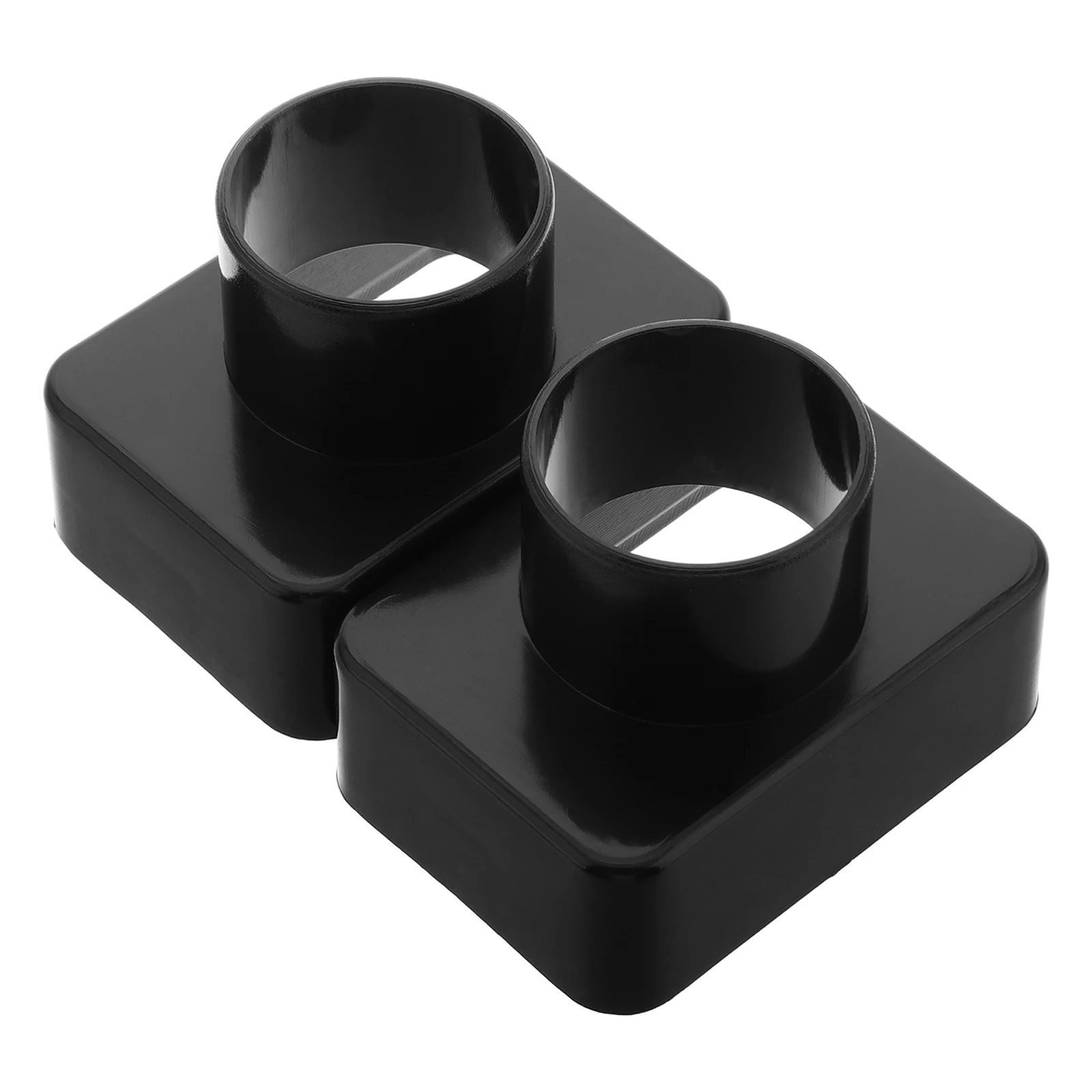 

2pcs Car Air Conditioning Outlet Duct Connector Vent Extension Adapter For Heater Hvac Ducting Easy Install Durable Automotive
