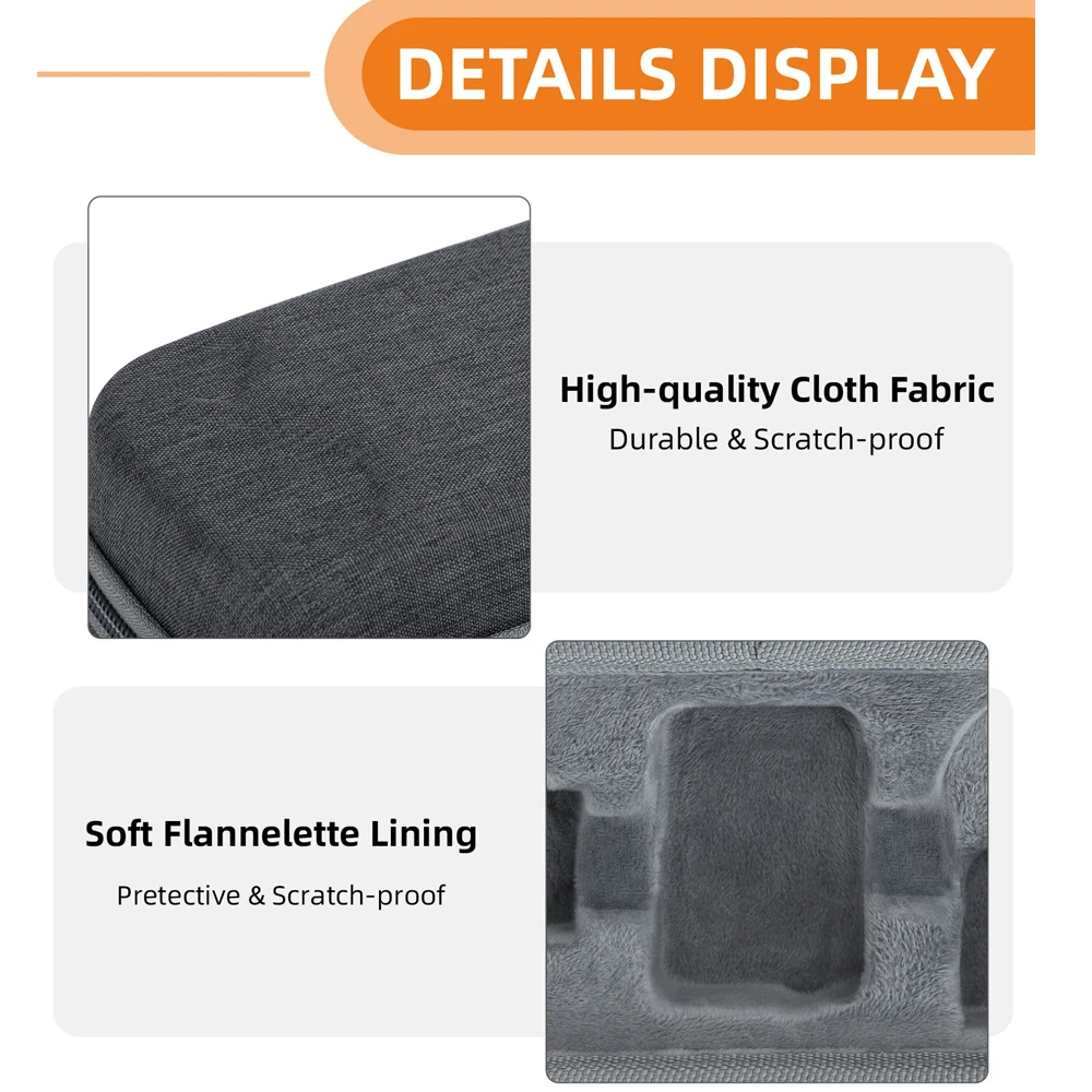 Sunnylife Mini sac de rangement pour Insta 360 GO 3 GO 3S étui de transport sac à main boîte de protection pour Insta360 GO 3 accessoires d'appareil photo