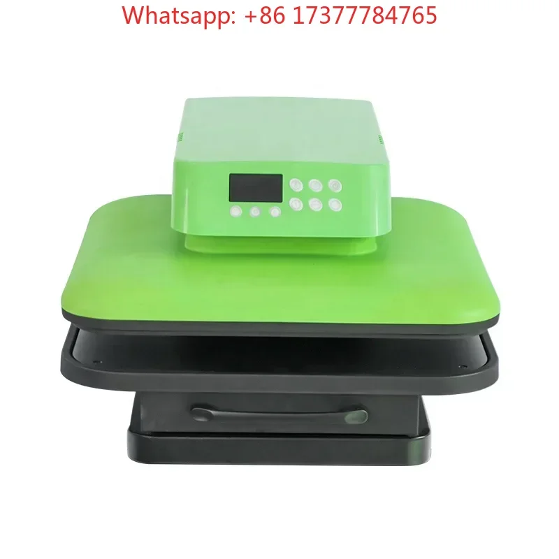 16x16In 1800w Auto Heat Press Electric Machine Automatic Pressure DIY Iron On Vinyl Sublimation for T-shirt Bag Fabric Clothe