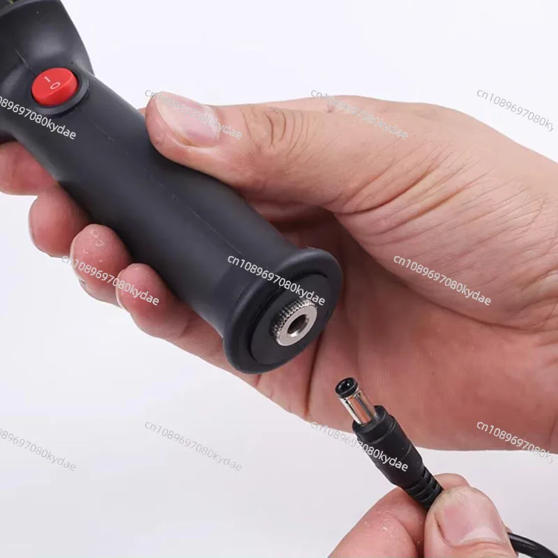 30mm Electric Orbital Hand Sander 260W Variable Speed 3000-6000RPM Polisher Grinder for Surface Sanding Waxing