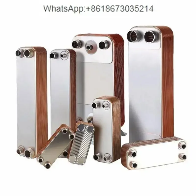 30HP air compressor waste   recovery heat exchanger stainless steel oil-water brazed plate   exchanger plate heat exchanger