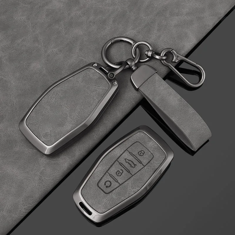 غطاء حافظة مفاتيح السيارة من سبائك الزنك لجيلي Coolray X6 Emgrand Global Hawk GX7 Atlas Boyue NL3 X7 EX7 Kulrey GT GC9 ملحق #3