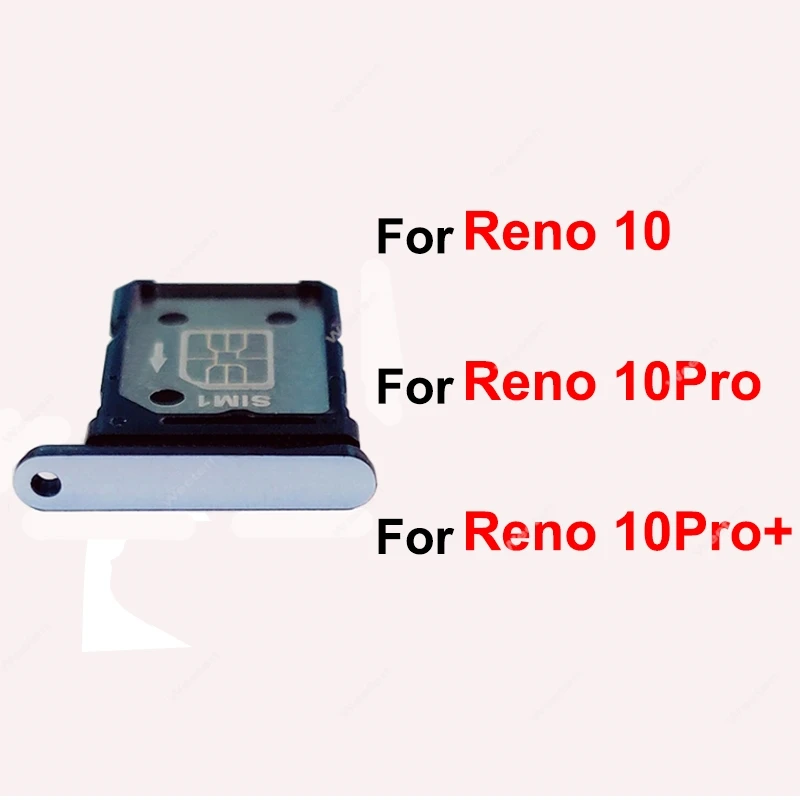 For OPPO Reno 10 10Pro 10 Pro+ Plus 5G SIM Card Tray SIM Card Reader Holder SIM Slot Socket Parts