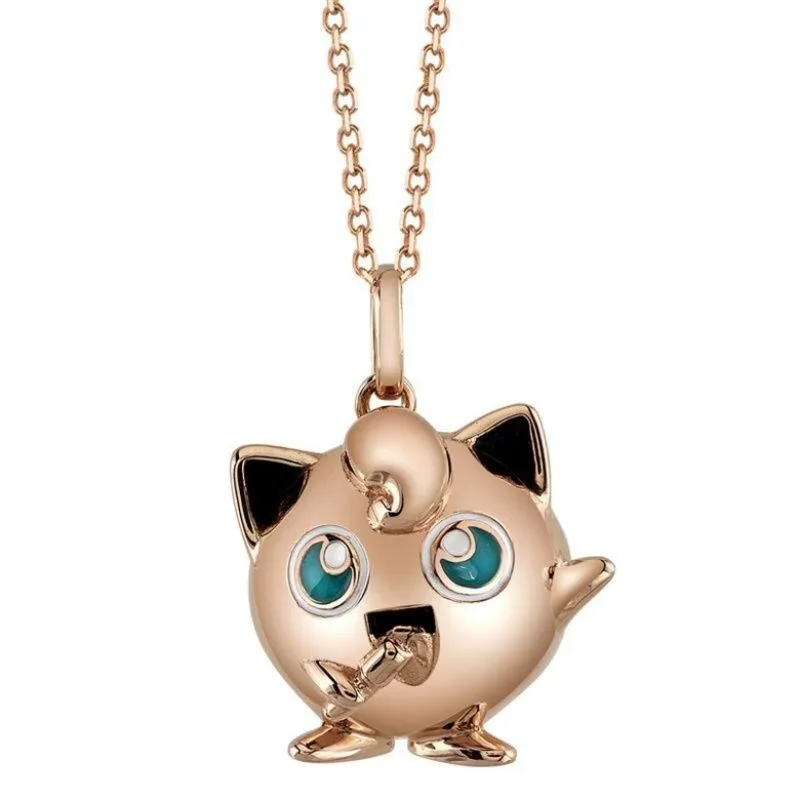 Pokemon Cartoon Anime Fashion Trend Necklace Pendant Charizard Eevee Exquisite Jewelry Kawaii Accessories Birthday Gift