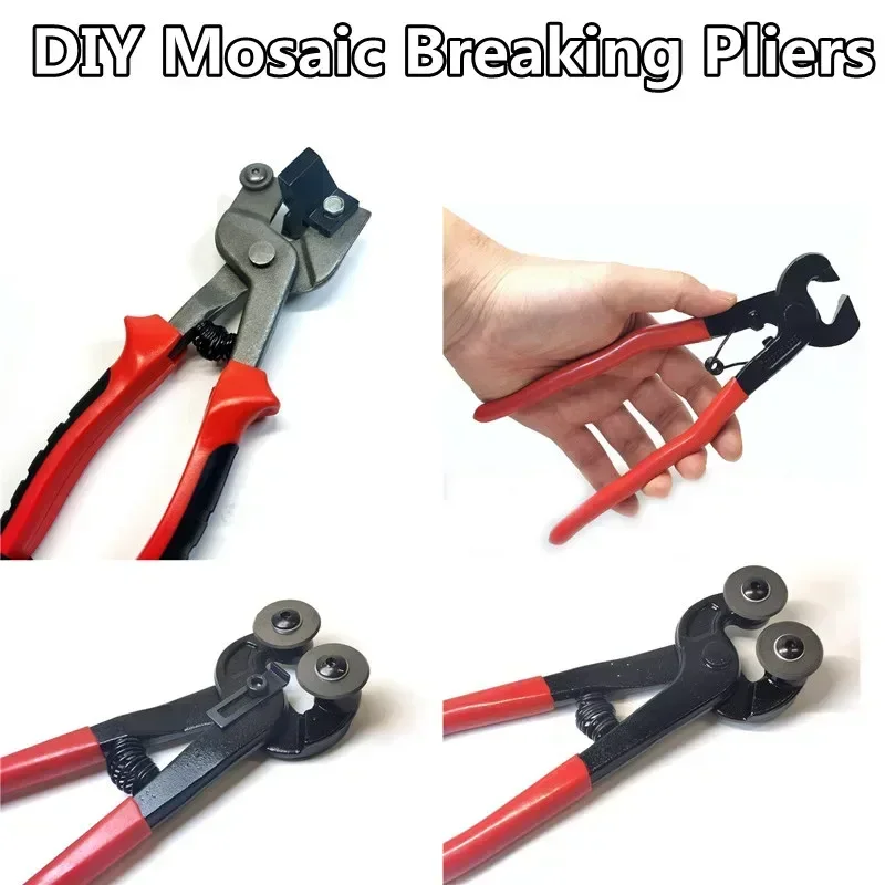 DIY Mosaic Cutters Breaking Pliers For Glass/Mosaic Stones/Ceramics Professional Mosaic Tiles Plier Nippers