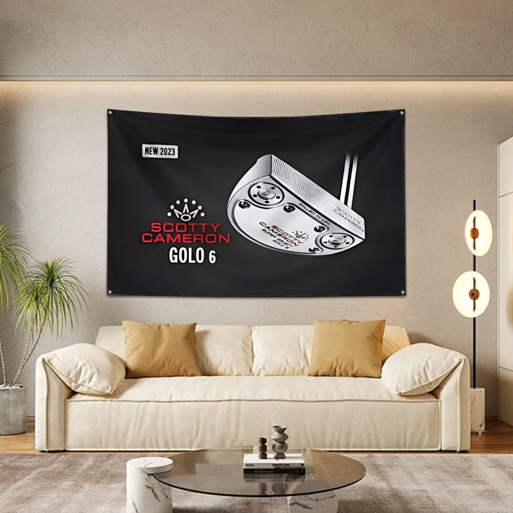 60x90cm Scottys Camerons Flag Polyester Digital Printing Banner for Garage Wall Art Out Door Decoration