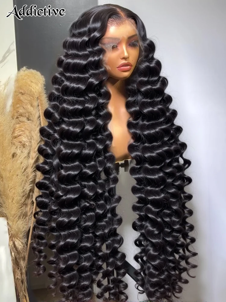 

30 40 Inch Loose Wave 13x6 HD Lace Frontal Wig Human Hair Brazilian Deep Wave Curly Preplucked 13x4 Lace Front Wigs For Women