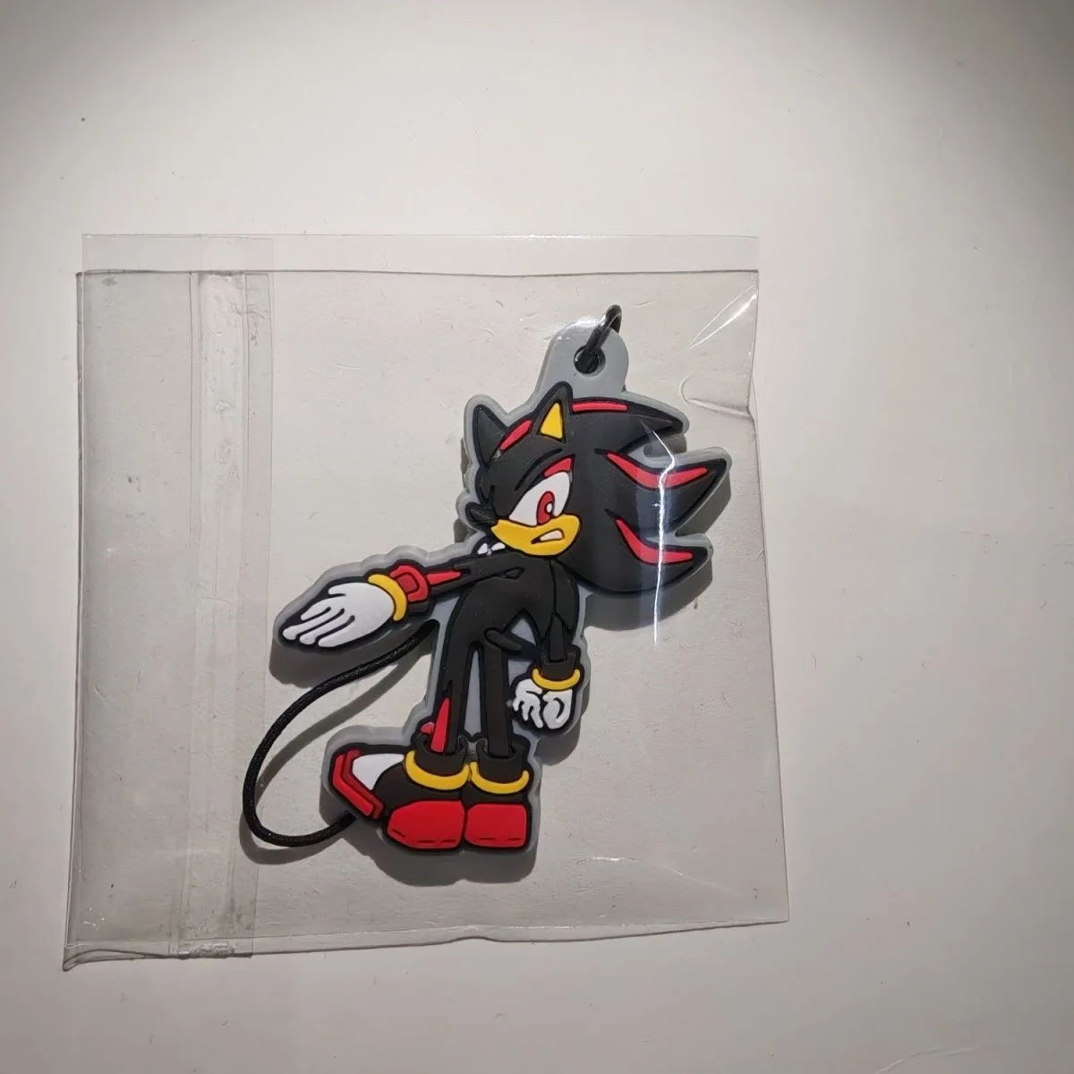 Set of 4 Sonic Silicone Charms, Cute Soft PVC Bag Ornaments, Durable Hanging Pendants for Backpack & Doll Decor