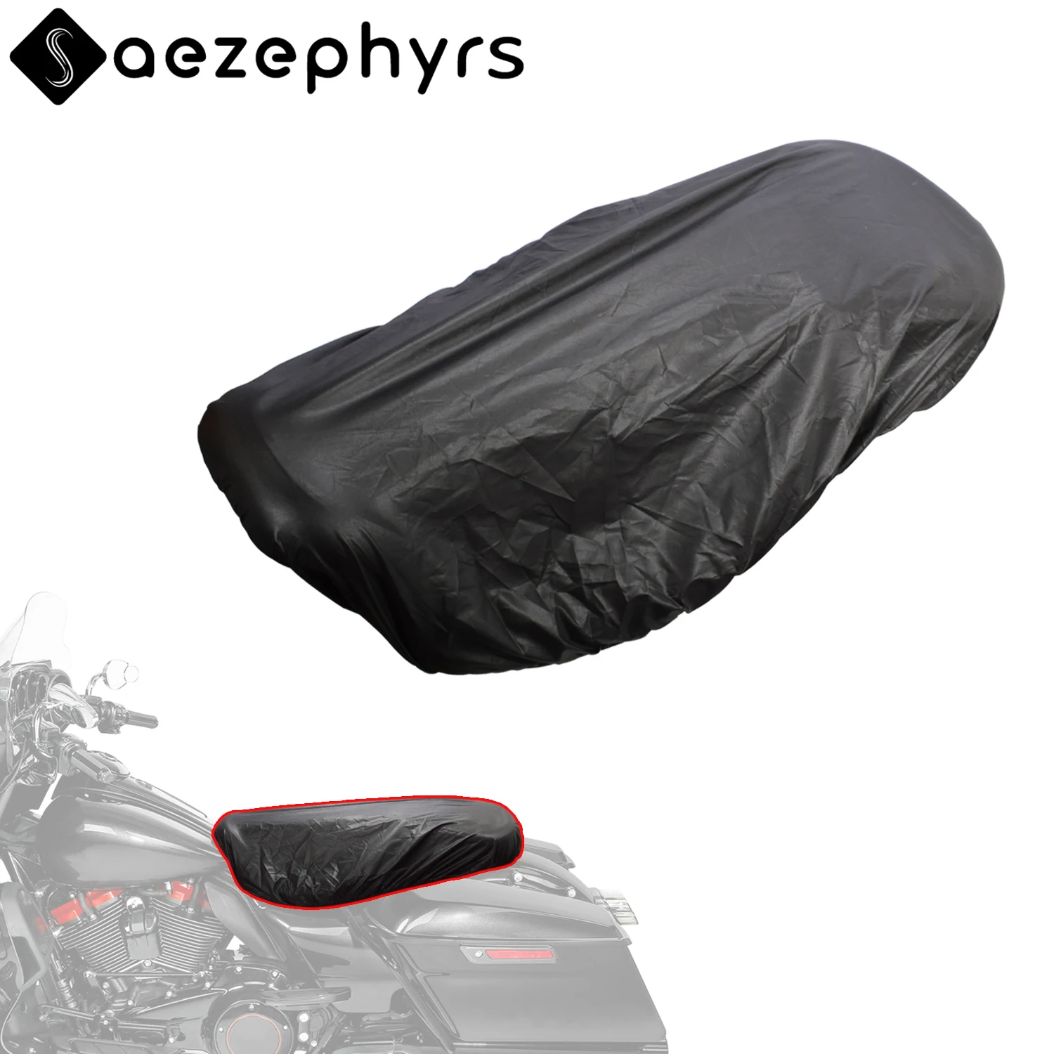 

Водонепроницаемый чехол на сиденье мотоцикла 23 дюйма (Д) x 15 дюймов (Ш) для Honda Suzuki Kawasaki Harley Touring Softail Sportster CVO Electra Street Glide Road King Dyna Fat bob