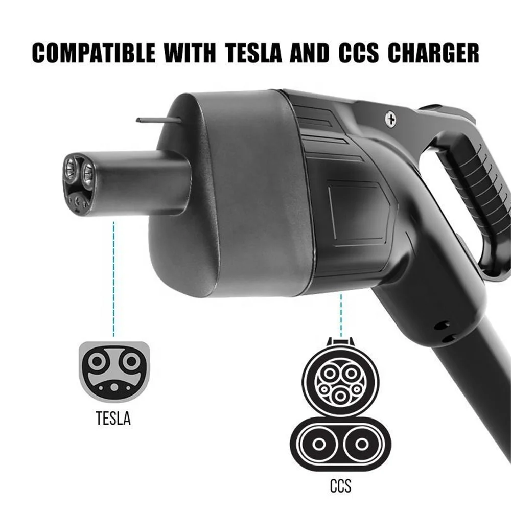 EV Charging Adapter For Tesla Model Y S X 3 USA CCS1 Combo Adapter Charging Gun Conversion Head DC AC Power Converter