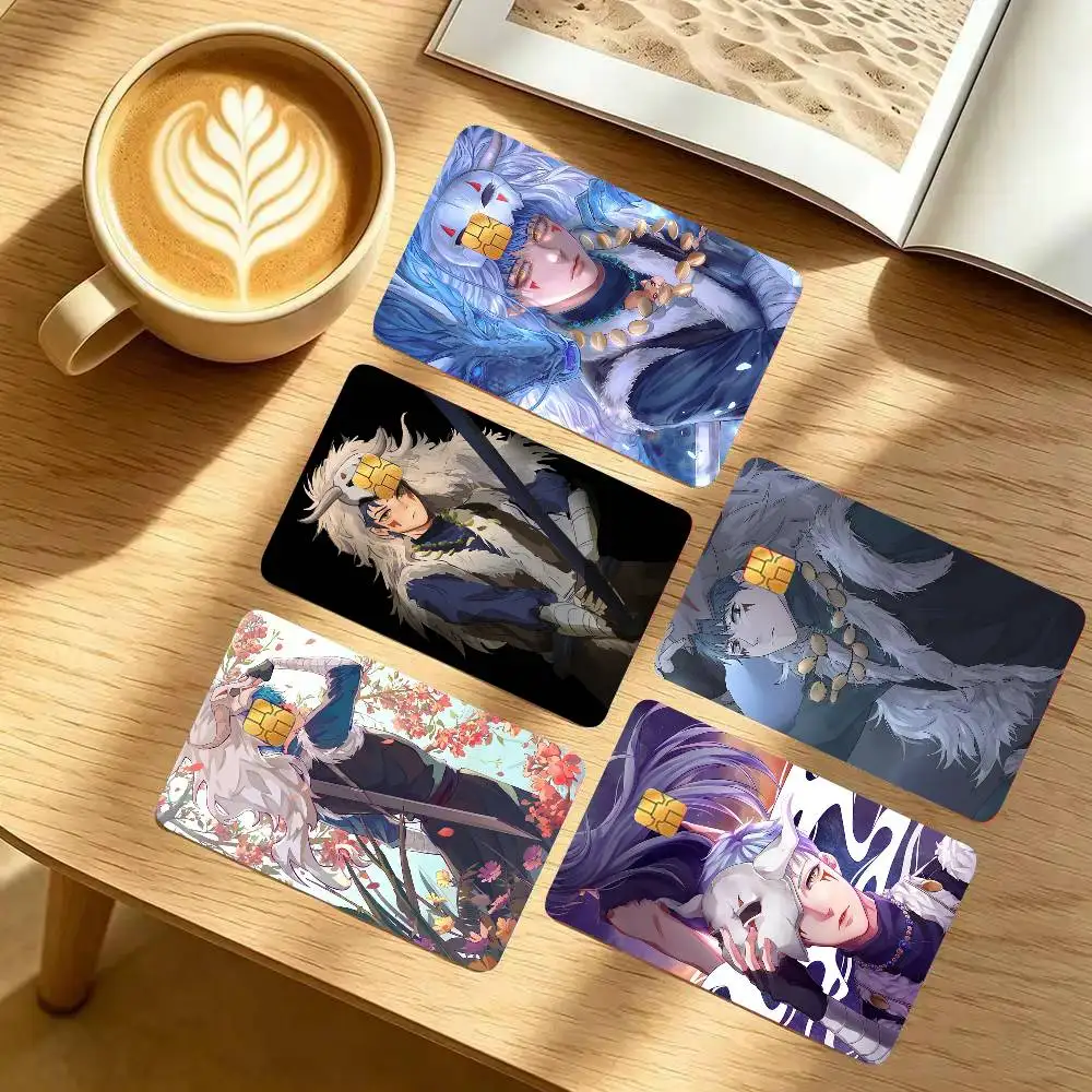 Shin Ah Anime Akatsuki No Yona Card Sticker Cartoon Art Credit Card Skin Anti Scratch Bank Debit Card Decal