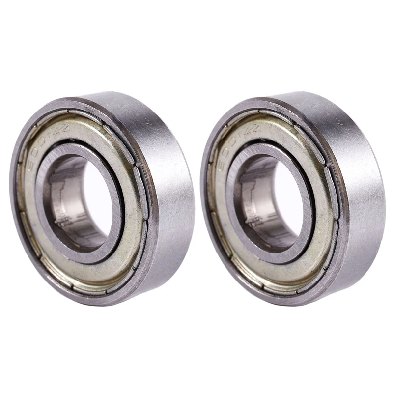 2X 6001ZZ Double Shielded Deep Groove Ball Bearings 28Mm X 12Mm X 8Mm