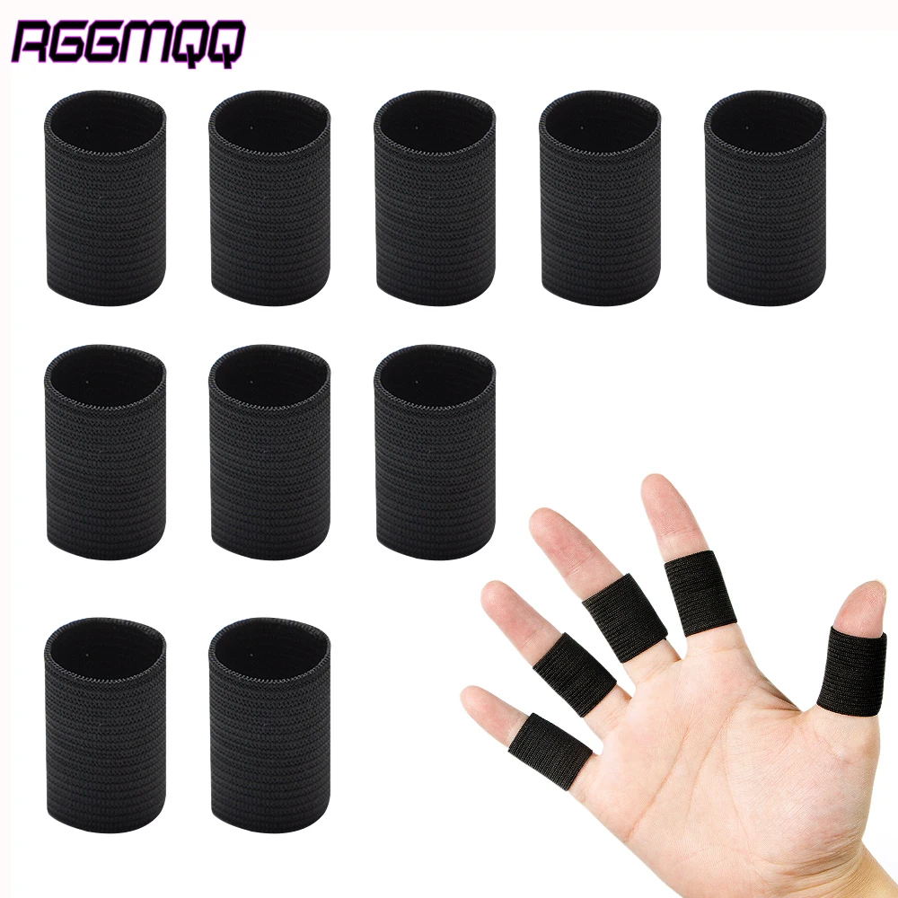 10 PCS Finger Sleeves Protectors,Sport Finger Thumb Finger Brace Support Elastic Thumb Sleeves for Relieving Pain Arthritis