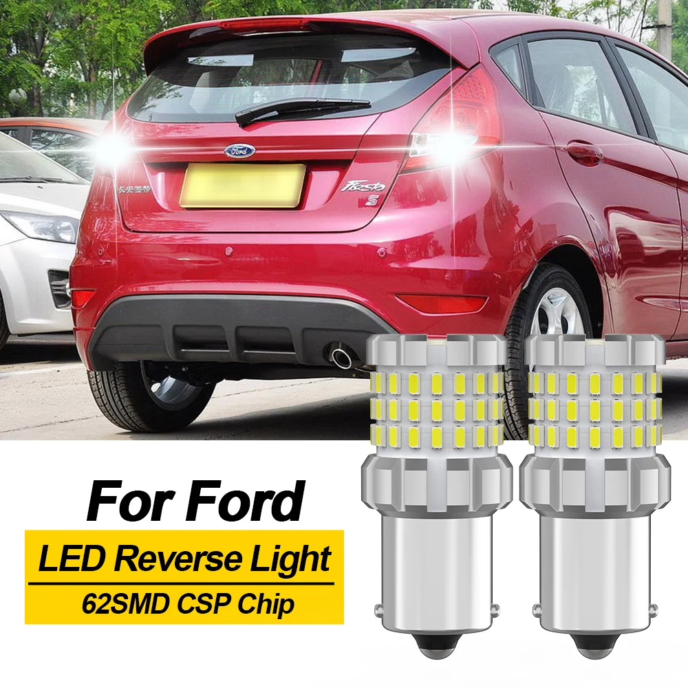 

BMTxms 2PCS 1156 BA15S P21W LED Reverse Light Car Backup Blub For Ford Fiesta EcoSport Escort Galaxy Ka Kuga C-MAX B-MAX S-MAX