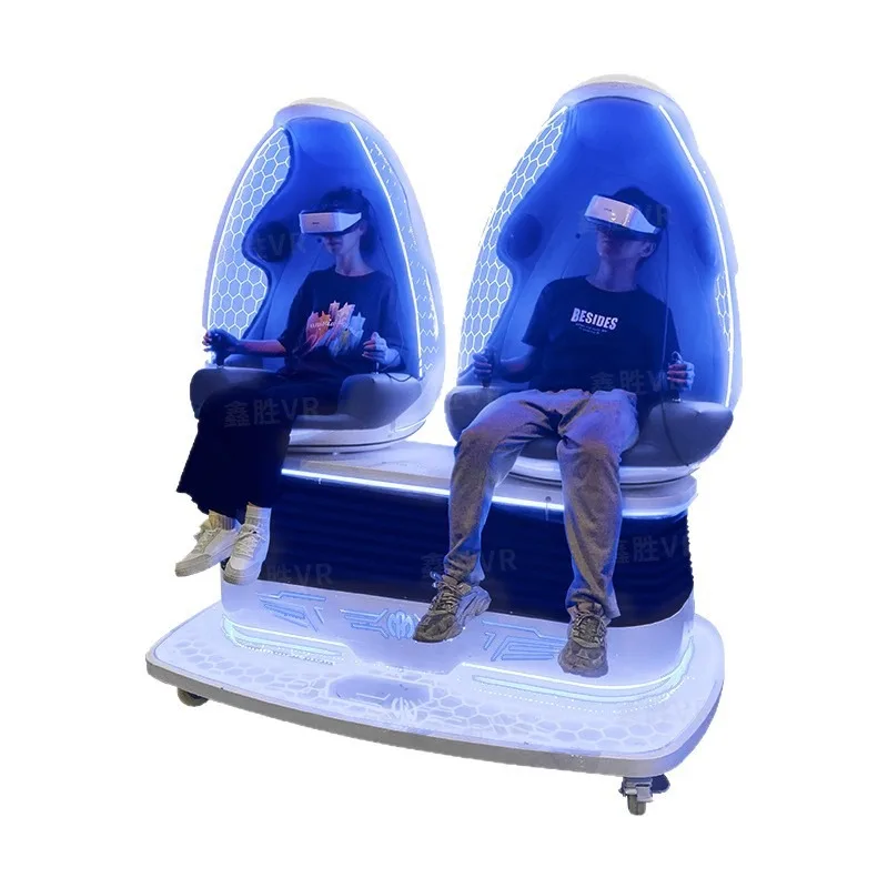 Double Eggshell Seat Dynamic Cinema Experience Hall Virtual Reality Game Console Amusement Equipment