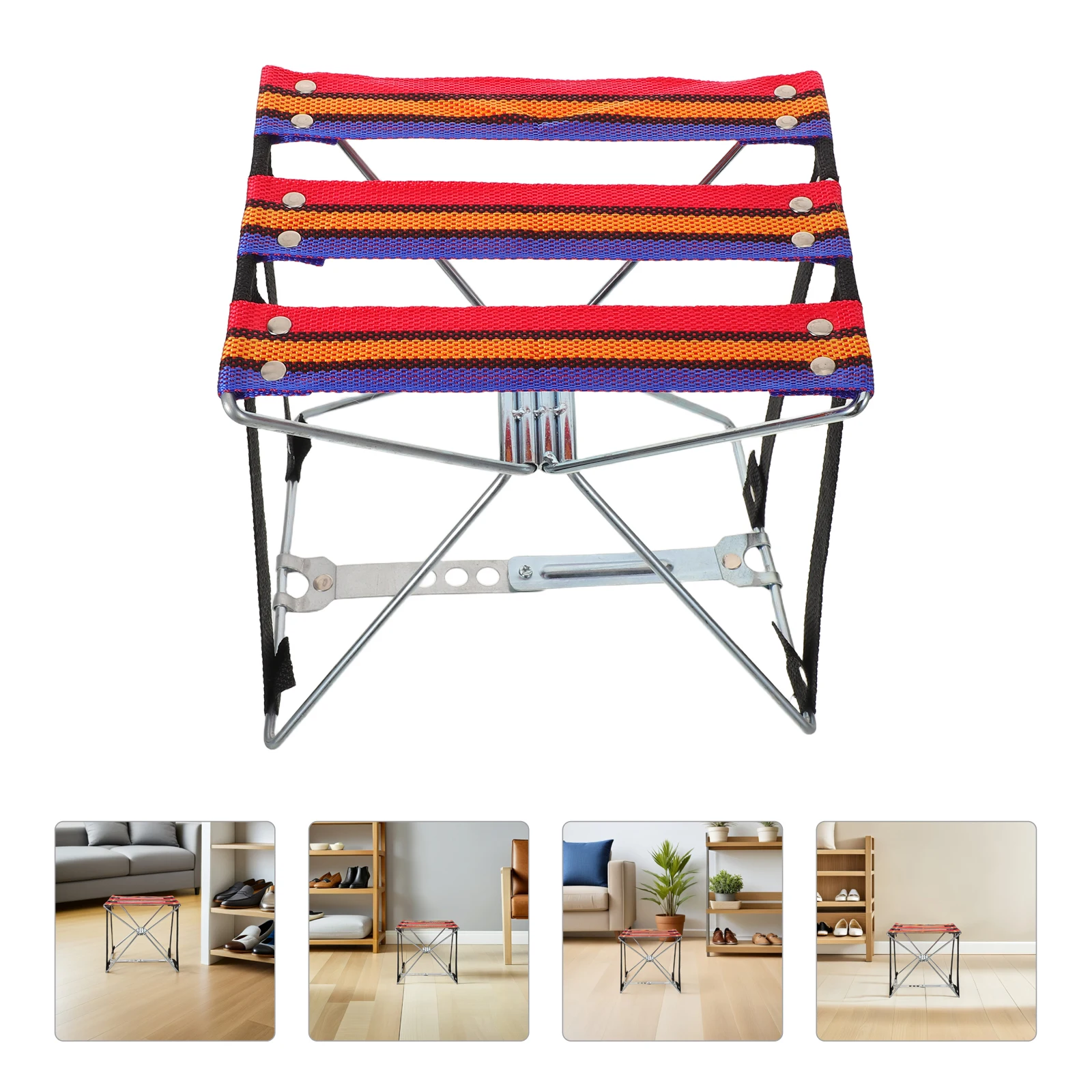 

Lightweight Foldable Footrest Portable Compact Chair For Nail Care Pedicure Salon Home Office Outdoor Camping Fishing Hiking Spa