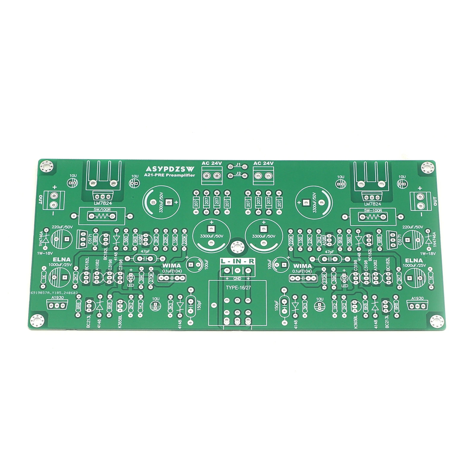 

Introduction: A21-PRE refers to the original circuit design and optimization of the Sugden A21SE preamplifier. The original rem