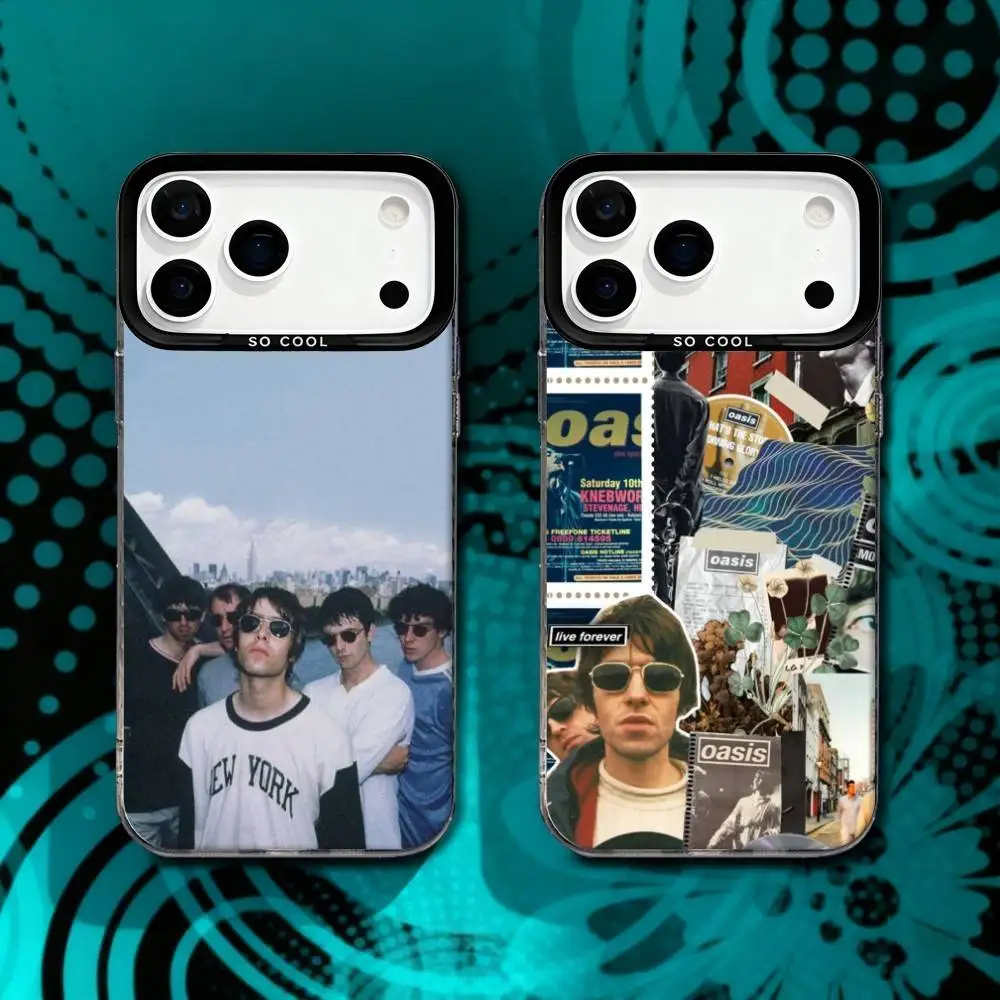 

O-Oasis Definitely Maybe Phone Case For iPhone 17,16,15,14,13,12,X,8,Pro,Max,Plus,SE4,Air,Mini HD Black IMD Matte